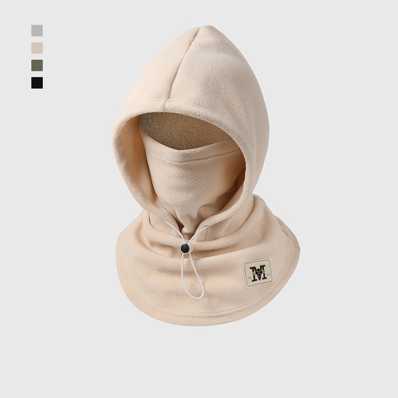 3-in-1 Fleece Balaclava Winter Face & Neck Warmer with Adjustable Hood