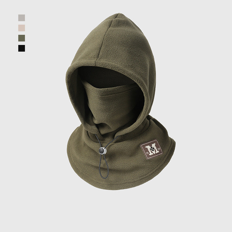 3-in-1 Fleece Balaclava Winter Face & Neck Warmer with Adjustable Hood