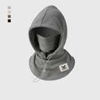 3-in-1 Fleece Balaclava Winter Face & Neck Warmer with Adjustable Hood