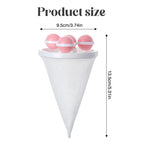 Floating Washing Machine Hair Catcher, Reusable Mesh Lint Filter Bags for Pet Hair, Fur and Laundry Debris, Washer Lint Traps for Top-Load Washers, Blue Pink Purple
