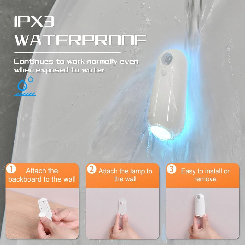 Rechargeable RGB Toilet Night Light with Motion Sensor, 7-Color LED Bowl Light, Soft Glow Bathroom Night Light for Kids, Adults & Seniors