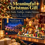 24-Day Nativity Advent Calendar Building Set – Daily Christmas Countdown with Complete Bethlehem Scene