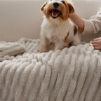 Ultra-Soft Striped Fleece Throw Blanket
