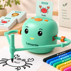 LamaBot Drawing Robot for Kids – Voice-Guided Full Pack with 100 Picture Cards