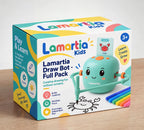 LamaBot Drawing Robot for Kids – Voice-Guided Full Pack with 100 Picture Cards